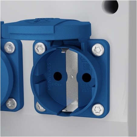 Power Distribution Box TD-S/FI 8x230V with 5x4m 9719m² Cable