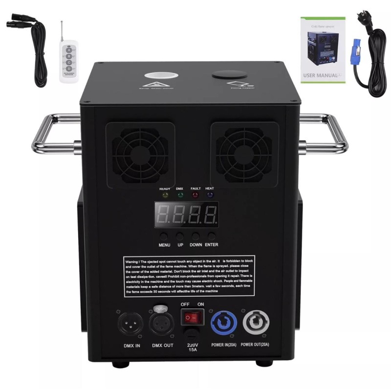 700W Cold Spark Machine with DMX512 and Remote Control - for Events