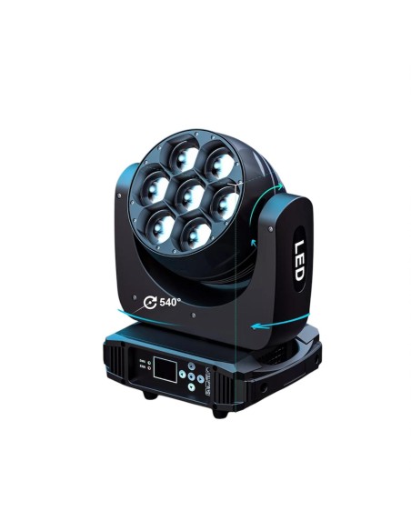 7X60W RGBW 4in1 Led Zoom Wash Beam