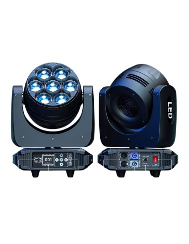 7X60W RGBW 4in1 Led Zoom Wash Beam