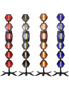 6 Retro Lamps with DMX512 Control and RDM Function,Professional Retro Lighting Fixture for Stages and Events 2