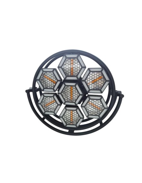 Retro R7 Halo Hexagon LED Pixel Με Strip LED – DMX512