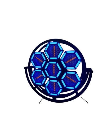 Retro R7 Halo Hexagon LED Pixel Με Strip LED – DMX512