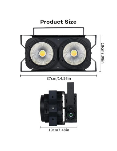 Hilights LED COB Blinder 2x100W - Επαγγελματικό Φωτιστικό Σκηνής