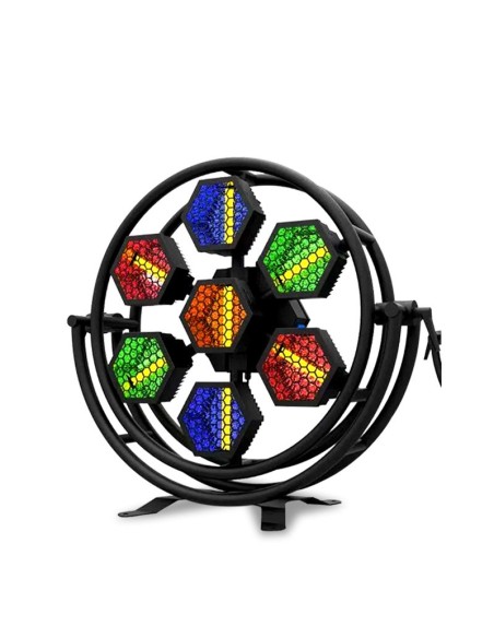 Retro R7 Hexagon LED 7×60W RGB Κινούμενη Κεφαλή DMX512