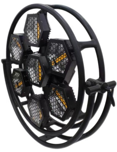 Retro R7 Hexagon LED 7×60W RGB Moving Head Light – DMX512