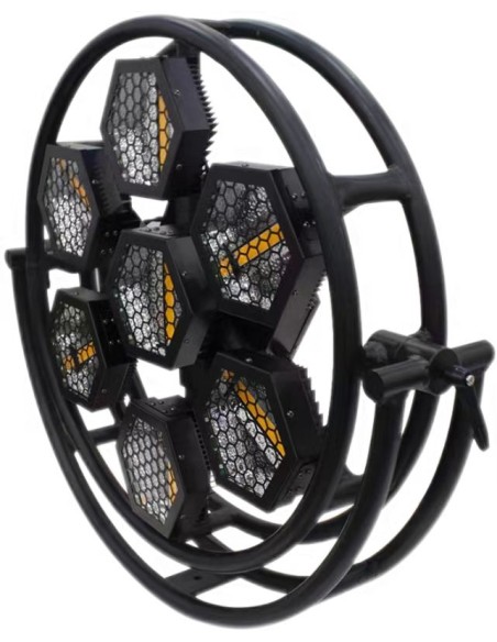 Retro R7 Hexagon LED 7×60W RGB Κινούμενη Κεφαλή DMX512