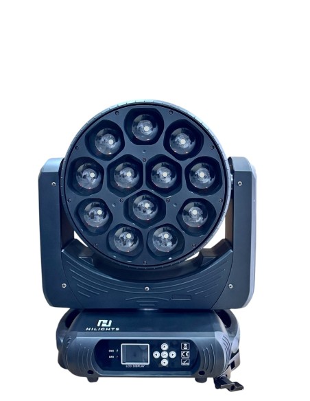 Wash 12x40W LED Moving Head Light | RGBW DMX Stage Lighting