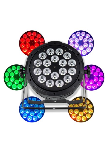 Par  18x18W Aluminum Alloy LED RGBWA UV  6in1