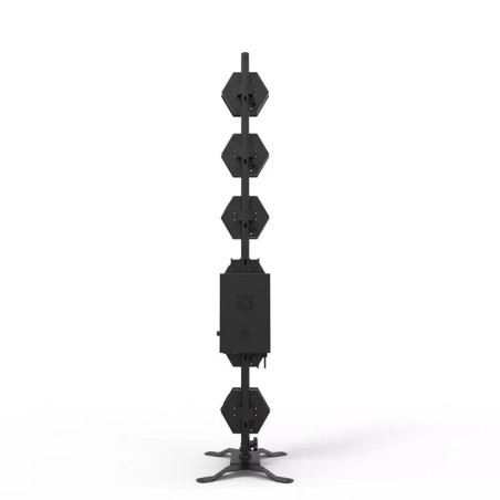 6 Retro Lamps with DMX512 Control and RDM Function, Professional Retro Lighting Fixture for Stages and Events